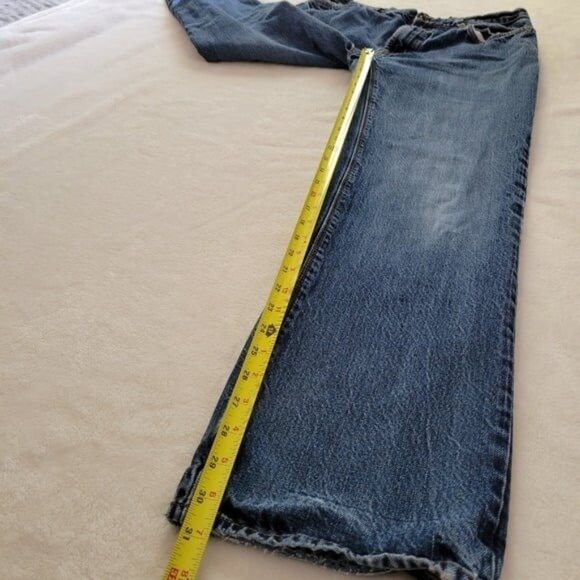 John Varvatos Men's Medium Wash Straight Leg Jeans Size 34R - Picture 4 of 10